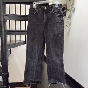 Zara Black Wide Leg Jeans